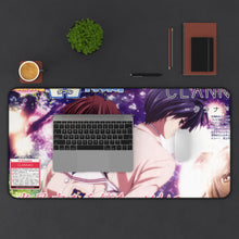 Load image into Gallery viewer, Clannad Tomoya Okazaki, Nagisa Furukawa Mouse Pad (Desk Mat) With Laptop
