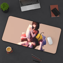 Load image into Gallery viewer, Shimmer girl Mouse Pad (Desk Mat) On Desk
