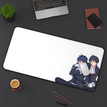 Load image into Gallery viewer, Rokudenashi Majutsu Koushi To Akashic Records Glenn Radars, Albert Frazer Mouse Pad (Desk Mat) On Desk
