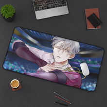 Load image into Gallery viewer, Yuri!!! On Ice Victor Nikiforov Mouse Pad (Desk Mat) On Desk
