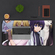 Load image into Gallery viewer, Peach Boy Riverside Mouse Pad (Desk Mat) With Laptop
