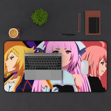 Load image into Gallery viewer, Saint Girls - Maou-sama Retry! Mouse Pad (Desk Mat) With Laptop
