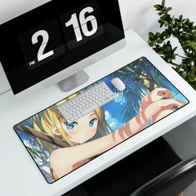 Load image into Gallery viewer, Anime Girl Mouse Pad (Desk Mat) With Laptop
