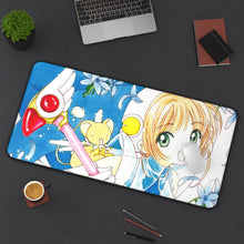 Load image into Gallery viewer, Cardcaptor Sakura Sakura Kinomoto, Keroberos Mouse Pad (Desk Mat) On Desk
