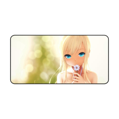 Pretty as a Flower Mouse Pad (Desk Mat)