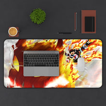 Load image into Gallery viewer, Fire Force Shinra Kusakabe Mouse Pad (Desk Mat) With Laptop
