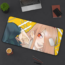 Load image into Gallery viewer, Chainsaw Man Mouse Pad (Desk Mat) On Desk
