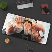 Load image into Gallery viewer, Shirayuki,Zen and Obi Mouse Pad (Desk Mat) On Desk
