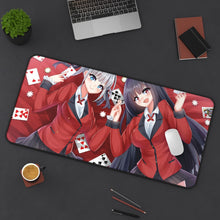 Load image into Gallery viewer, Kakegurui Yumeko Jabami, Kirari Momobami Mouse Pad (Desk Mat) On Desk
