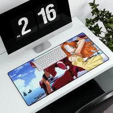 Load image into Gallery viewer, Anime Neon Genesis Evangelion Mouse Pad (Desk Mat) With Laptop
