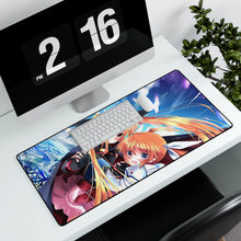 Load image into Gallery viewer, Magical Girl Lyrical Nanoha Mouse Pad (Desk Mat) With Laptop
