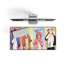 Load image into Gallery viewer, Gintama Gintoki Sakata, Kagura, Toushirou Hijikata, Okita Sougo Mouse Pad (Desk Mat) On Desk
