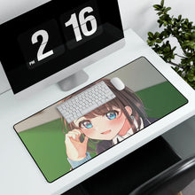 Load image into Gallery viewer, Anime Girl Mouse Pad (Desk Mat) With Laptop

