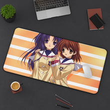 Load image into Gallery viewer, Clannad Nagisa Furukawa, Kotomi Ichinose Mouse Pad (Desk Mat) On Desk
