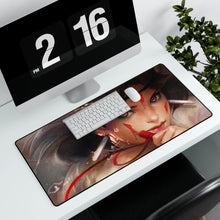 Load image into Gallery viewer, Princess Mononoke Mouse Pad (Desk Mat) With Laptop
