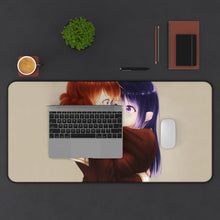 Load image into Gallery viewer, Sound! Euphonium Kumiko Oumae, Reina Kousaka Mouse Pad (Desk Mat) With Laptop
