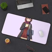 Load image into Gallery viewer, Gamers! Chiaki Hoshinomori Mouse Pad (Desk Mat) On Desk
