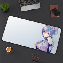 Load image into Gallery viewer, Neon Genesis Evangelion Rei Ayanami Mouse Pad (Desk Mat) On Desk
