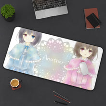 Load image into Gallery viewer, Mei and Fujioka Misaki Mouse Pad (Desk Mat) On Desk
