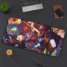 Load image into Gallery viewer, Little Witch Academia Atsuko Kagari, Sucy Manbavaran, Computer Keyboard Pad, Lotte Yanson Mouse Pad (Desk Mat) On Desk
