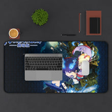 Load image into Gallery viewer, Blue Exorcist Rin Okumura, Yukio Okumura Mouse Pad (Desk Mat) With Laptop
