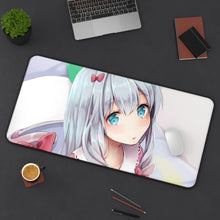 Load image into Gallery viewer, EroManga-Sensei Mouse Pad (Desk Mat) On Desk
