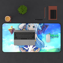 Load image into Gallery viewer, Aqua Mouse Pad (Desk Mat) With Laptop
