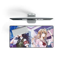 Load image into Gallery viewer, Citrus Yuzu Aihara, Mei Aihara Mouse Pad (Desk Mat) On Desk
