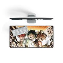 Load image into Gallery viewer, My Hero Academia Izuku Midoriya, Katsuki Bakugou Mouse Pad (Desk Mat) On Desk
