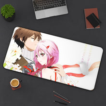 Load image into Gallery viewer, Guilty Crown Inori Yuzuriha Mouse Pad (Desk Mat) On Desk

