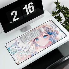 Load image into Gallery viewer, Anime Girl Mouse Pad (Desk Mat) With Laptop
