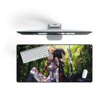 Load image into Gallery viewer, Kirito and Asuna Mouse Pad (Desk Mat) On Desk
