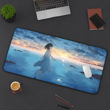 Load image into Gallery viewer, Girl walking on water Mouse Pad (Desk Mat) On Desk
