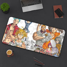 Load image into Gallery viewer, The Sins are all here Mouse Pad (Desk Mat) On Desk
