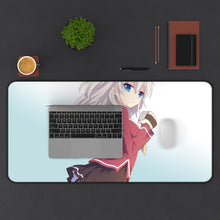 Load image into Gallery viewer, Nao Tomori looking back Mouse Pad (Desk Mat) With Laptop

