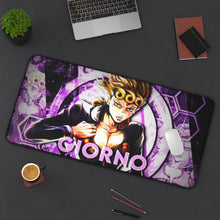 Load image into Gallery viewer, Giorno Giovanna Mouse Pad (Desk Mat) On Desk
