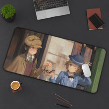 Load image into Gallery viewer, Hyouka Eru Chitanda, Mayaka Ibara Mouse Pad (Desk Mat) On Desk
