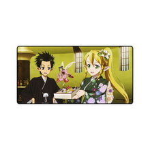 Load image into Gallery viewer, Kirito, Leafa and Yui Mouse Pad (Desk Mat)
