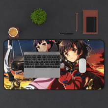 Load image into Gallery viewer, Kabaneri Of The Iron Fortress Mouse Pad (Desk Mat) With Laptop
