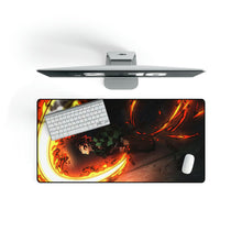 Load image into Gallery viewer, Tanjiro, Flaming, Katana, Kimetsu no Yaiba, Mouse Pad (Desk Mat)
