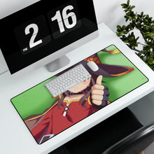 Load image into Gallery viewer, Megumin Mouse Pad (Desk Mat) With Laptop

