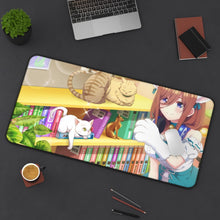 Load image into Gallery viewer, Miku Nakano Mouse Pad (Desk Mat) On Desk
