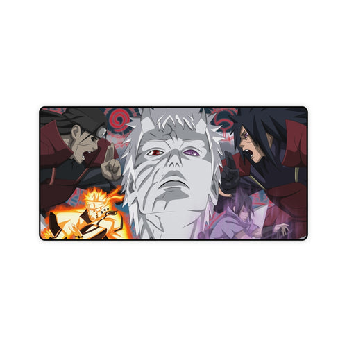 Naruto,Sasuke,Obito,Madara and Hashirama Mouse Pad (Desk Mat)
