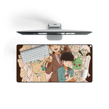 Load image into Gallery viewer, Mob Psycho 100 Arataka Reigen, Shigeo Kageyama, Ekubo Mouse Pad (Desk Mat) On Desk
