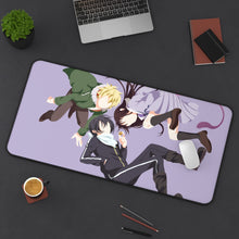 Load image into Gallery viewer, Noragami Yato, Yukine, Hiyori Iki, Noragami Mouse Pad (Desk Mat) On Desk
