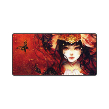 Load image into Gallery viewer, Anime Girl and Butterfly Mouse Pad (Desk Mat)
