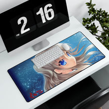 Load image into Gallery viewer, Nao Tomori looking back Mouse Pad (Desk Mat) With Laptop
