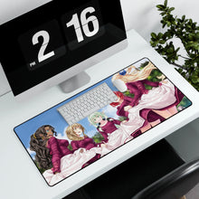 Load image into Gallery viewer, Goblin Slayer Cow Girl, Goblin Slayer, Guild Girl, High Elf Archer, Priestess Mouse Pad (Desk Mat) With Laptop
