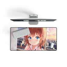Load image into Gallery viewer, Anime Girl Mouse Pad (Desk Mat) On Desk
