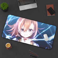 Load image into Gallery viewer, A Certain Magical Index Mikoto Misaka Mouse Pad (Desk Mat) On Desk
